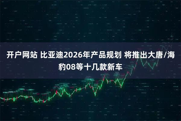 开户网站 比亚迪2026年产品规划 将推出大唐/海豹08等十几款新车